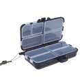 thumbnail image 1 of Fishing Tackle Box Fly Fishing Box Spinner Bait Minnow Popper 9 Compartments, 1 of 7