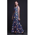 thumbnail image 3 of Bimba Floral Ladies Round Neck Sleeveless Long Tank Casual Maxi PrintDress-Medium, 3 of 5