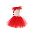 thumbnail image 2 of SUNSIOM Déguisements d'Halloween pour Fille Enfant Clown Robe de Cosplay Tulle Tutu Clown Robe Chapeau Gants Bas Ensemble de Fête, 2 of 6