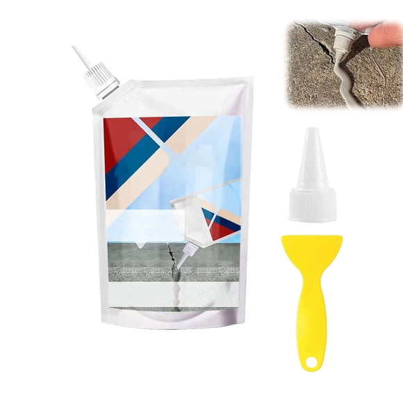 Detroitrain Concrete Crack Filler,Heavy Duty Concrete Crack Repair Adhesive,High Elasticity Asphalt Driveway Concrete Crack Filler,Self Leveling Concretes Caulking Filler,for Home