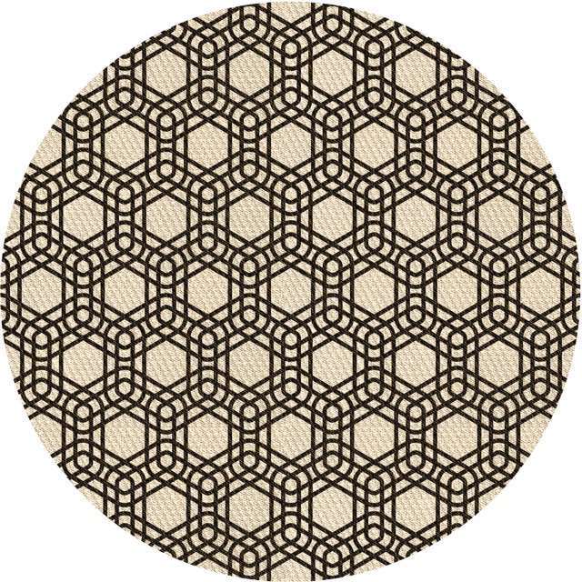 Ahgly Company Tapis d'Intérieur Lavable à la Machine, Carré, Transitionnel, Brun Chocolat, Tapis de Zone, 3 Pieds Carré