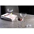 thumbnail image 3 of Better Homes and Gardens Clear Ribbed Coupe Glass, 3 of 7