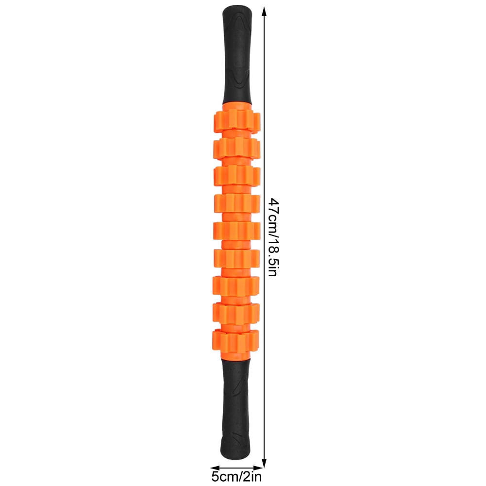 With Anti Slip Handles Muscle Massage Sticks, Deep Tissue Muscle Massage Roller, For Back Pain Relief Muscle Recovery Blue,purple,black,orange