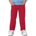 thumbnail image 2 of Hanes ComfortBlend EcoSmart Youth Sweatpants, XL, Deep Red, 2 of 3