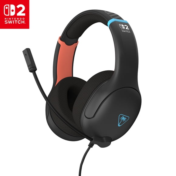 Turtle Beach Airlite Fit Wired Gaming Headset (Charcoal Black) - Officially Licensed for Nintendo Switch 2, Nintendo Switch - Durable, Lightweight