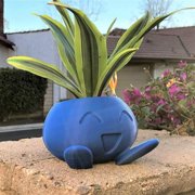 ORUYROP Flower Pots Planters Oddish Planter Oddish Flower Pot Succulent Flower Pot Plant Pot Planter (Color : Blue, Sheet Size : Small)