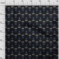 thumbnail image 2 of oneOone Cotton Silk Fabric Leaves & Floral Block Printed Craft Fabric BTY 42 Inch Wide, 2 of 4