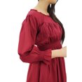 thumbnail image 2 of Bimba Robe Maxi Longue Décontractée en Coton pour Femme à Taille Smockée, 2 of 8
