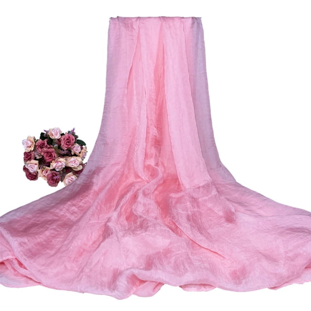 Xingzhi Versatile Long Scarf For Different Outfits And Occasions Made With Chiffon Long Shawls And Wraps pink