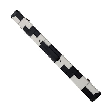 jinwen Étui pour Queue de Billard Accessoire Protecteur Léger Sac pour Queue de Piscine Extérieur Noir Blanc