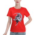 thumbnail image 1 of T-Shirt Basique à Manches Courtes pour Femmes Demon Slayer Ninja Papillon, 1 of 6