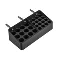 thumbnail image 3 of yuksok Battery Storage Box Container Wall Mount Divided Battery Holder Wall-mounted Bracket for Garage Workshop Home Office Tabletop Black, 3 of 7