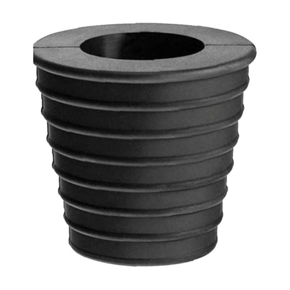 Siruishop Parasol de Patio 1,5 Po à Coin, Bouchon, Résistant à l'Usure, pour l'Extérieur, Matériau en Caoutchouc, Noir