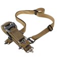 thumbnail image 1 of Mignova Retro Tactical Quick Detach QD 1 2 Point Multi Mission 1.2" Adjust Shoulder Strap,Outdoor Portable Tactic Multi-function Single Point Hanging Sling Hunting Gun Strap Belt (Brown), 1 of 6
