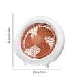 thumbnail image 3 of Xihbxyly Ceiling Fan with Lights Enclosed Low Fan Light Ceiling Light with Fan USB Rechargeable Electric Fan, 3 of 7