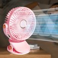 thumbnail image 2 of Rbaofujie Cooling Fans Usb Electric Fan Portable Electric Fan Bedroom Office Desktop Student Dormitory Fan Mini Clip-On Desktop Plug-In Electric Fan Rechargeable Fans, 2 of 6