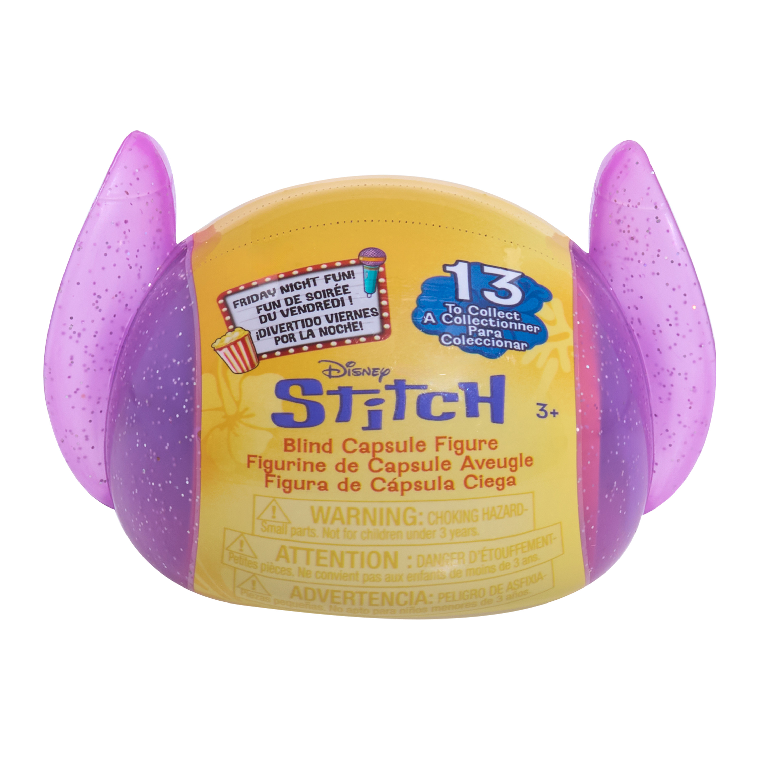 Disney Stitch Friday Night Fun – Capsules surprises avec mini-figurines à collectionner (5 cm), dès 3 ans