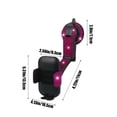 thumbnail image 3 of Qonioi Car Inlaid Rotating Phone Holder, 360 Degree Rotation Suction Cup Car Mount for Navigation, Universal Dashboard Windshield Phone Stand for All Phones, 3 of 6