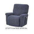 thumbnail image 1 of Stretch Recliner Chair Slipcover Elastic Full Coverage Solid Color Sofa Cover Replacement for LAZBOY, Carbon Grey, 1 of 7
