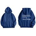 thumbnail image 2 of Rbaofujie Couples Chandails à Capuche Femme Mode Imprimé Col Rond Manches Longues T-Shirt à Capuche Hauts Blouse Marine Chandails pour Dames, 2 of 4