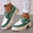 thumbnail image 2 of Dakaela Chaussures Oxford à Bout Golf à Lacets pour Femmes Plateforme Vintage Bout Rond Mocassins à Enfiler Mode Mary Jane, 2 of 6