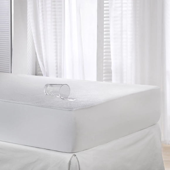 Refurbished LDD Home TER002 Waterproof Terry Mattress Protector Full,15 in