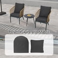 thumbnail image 4 of TOYTEXX 3-Piece Wicker Patio Set with Coffee Table & 2 Chairs – Outdoor Furniture for Porch/Backyard, 4 of 5
