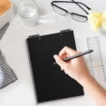 thumbnail image 4 of Red A5 Loose Leaf Grid Notebook Refillable Binder Upward Flip for Daily Journal Note Taking Sketching College Campus Use, 4 of 6