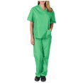 thumbnail image 1 of Tralilbee Women's Nursing Uniform Scrub Set – 2 Pockets (V-Neck with Cargo Pant), 1 of 3