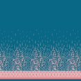 thumbnail image 1 of Soimoi Silk Fabric Damask & Leaves Panel Print Sewing Fabric Yard 42 Inch Wide, 1 of 1