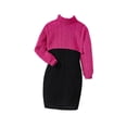 thumbnail image 1 of RKSTN Robe pour Fillettes Manches Longues (8-12 Ans) Col Roulé Manches Longues + Camisole Robe Noire Ensemble 2 Pcs, 1 of 7
