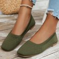 thumbnail image 3 of Dakaela Womens Mary Jane Flat Shoes Square Toe Mesh Breathable Slip on Work Flats Summer Walking Shoes, 3 of 8