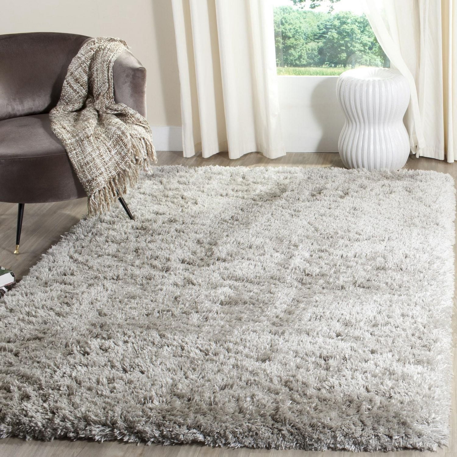 SAFAVIEH Polar Abbot Carlene Tapis Peluche Shag