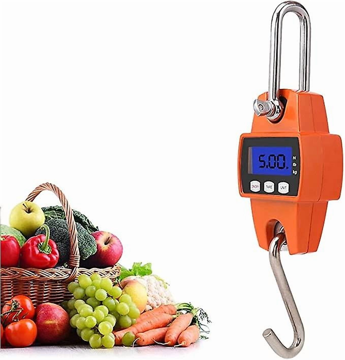 Crane Ladder - Mini Portable Digital LCD Electronic Hanging Ladder Play Ladder Crane Ladder with 300kg Ladder with Hook for Travel Suitcase Fishing Ou