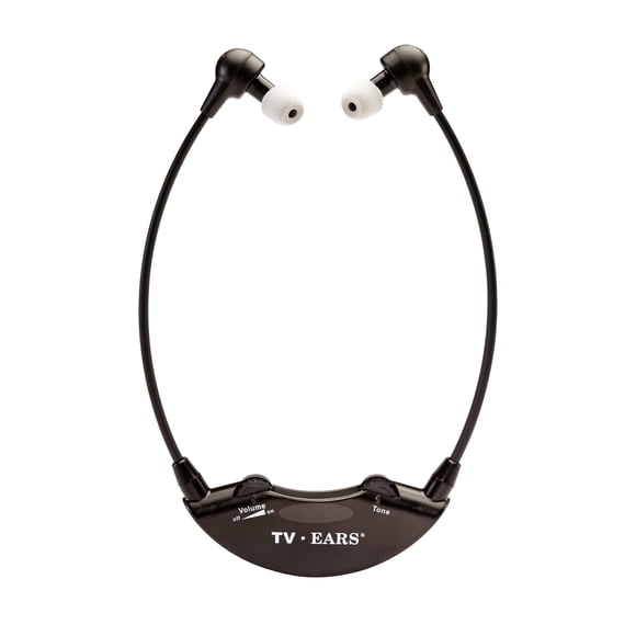 TV · EARS Casque Sans Fil Supplémentaire Compatible avec Tous les Systèmes de Casque TV EARS Analogiques et Numériques 5.0, Idéal pour les Aînés et avec Différents Types d'Ouïe