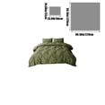 thumbnail image 3 of Yhmxh Room Decor-Couch Cover Bedding Comforter Sets Quilt Cover 3 Piece Set Solid Color Pillowcase Polyester bedding, 3 of 6
