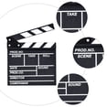 thumbnail image 3 of 1Pc Black Wooden Director Clapper Board Photo Props Film Movie Clapperboard, 3 of 8