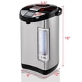 thumbnail image 3 of Costway Bouilloire et Chauffe-Eau à Écran LCD 5 L, Bouilloire Électrique pour Fondue Chinoise, Distributeur d'Eau Chaude, 3 of 10