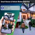 thumbnail image 4 of Security Camera System 4K 8MP, 8Ch NVR PoE 8-Camera Outdoor 4TB Color Night Vision, Person & Vehicle Detection Smart Home Surveillance Wired DIY, Elder Hunter Series, 4 of 10