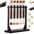 thumbnail image 1 of Cigar Flavor Injector Humidifier,Cigar Infuser Glass Tube Kit Humidor with Caps Hygrometer,Handmade DIY Cigars Aromatherapy Base Display for Men Cigars Lovers, 1 of 6