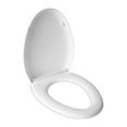 thumbnail image 2 of Mainstays Elongated 18 in Toilet Seat Soft Close and Quick Release White, 2 of 7