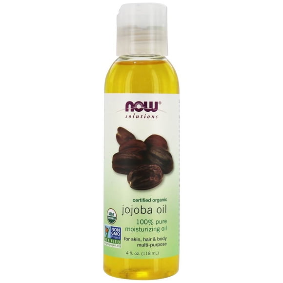 NOW Foods - NOW Solutions Organic Moisturizing Jojoba Oil - 4 fl. oz.