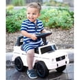 thumbnail image 3 of Best Ride On Cars Poussette pour Enfants Mercedes G-Wagon Voiture Pousse-Pousse, Blanc, 3 of 9