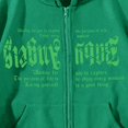 thumbnail image 4 of Bmisegm Femmes Mode à Imprimé de Lettres Chandails à Capuchon Amples Style Oversize Gothique Hop Chandails à Manches Longues Chandails Décontractés pour Femmes Vert G, 4 of 4