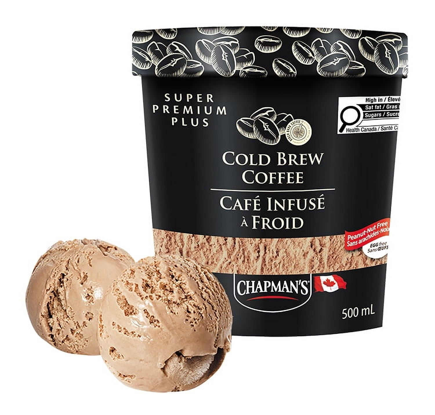 Chapman's Super Premium Plus Cold Brew Coffee Ice Cream in a Tub, 500ml