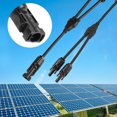 thumbnail image 3 of Khall 1 Pair Y Type Male Female Connector Solar Panel Extension Cable PV Wire Adapter,PV Wire,Solar PV Cable, 3 of 8