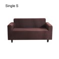thumbnail image 3 of Solid Color Sofa Cover Elastic Couch Dust-proof Anti-slide Slipcover 1/2/3/4 Seater Covers Protector Full Coverage Coffee S, 3 of 9