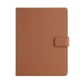 thumbnail image 1 of Onn 9 in. - 10.9 in. Universal Folio Tablet Case with Magnetic Closure and Stylus Holder, Brown, 1 of 3