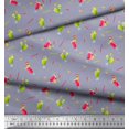 thumbnail image 2 of Soimoi Silk Fabric Straw & Juice Beverages Print Fabric by The Yard 42 Inch Wide, 2 of 3