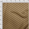 thumbnail image 3 of oneOone Cotton Poplin Brown Fabric Block Sewing Craft Projects Fabric Prints By Yard 56 Inch Wide-HG, 3 of 5